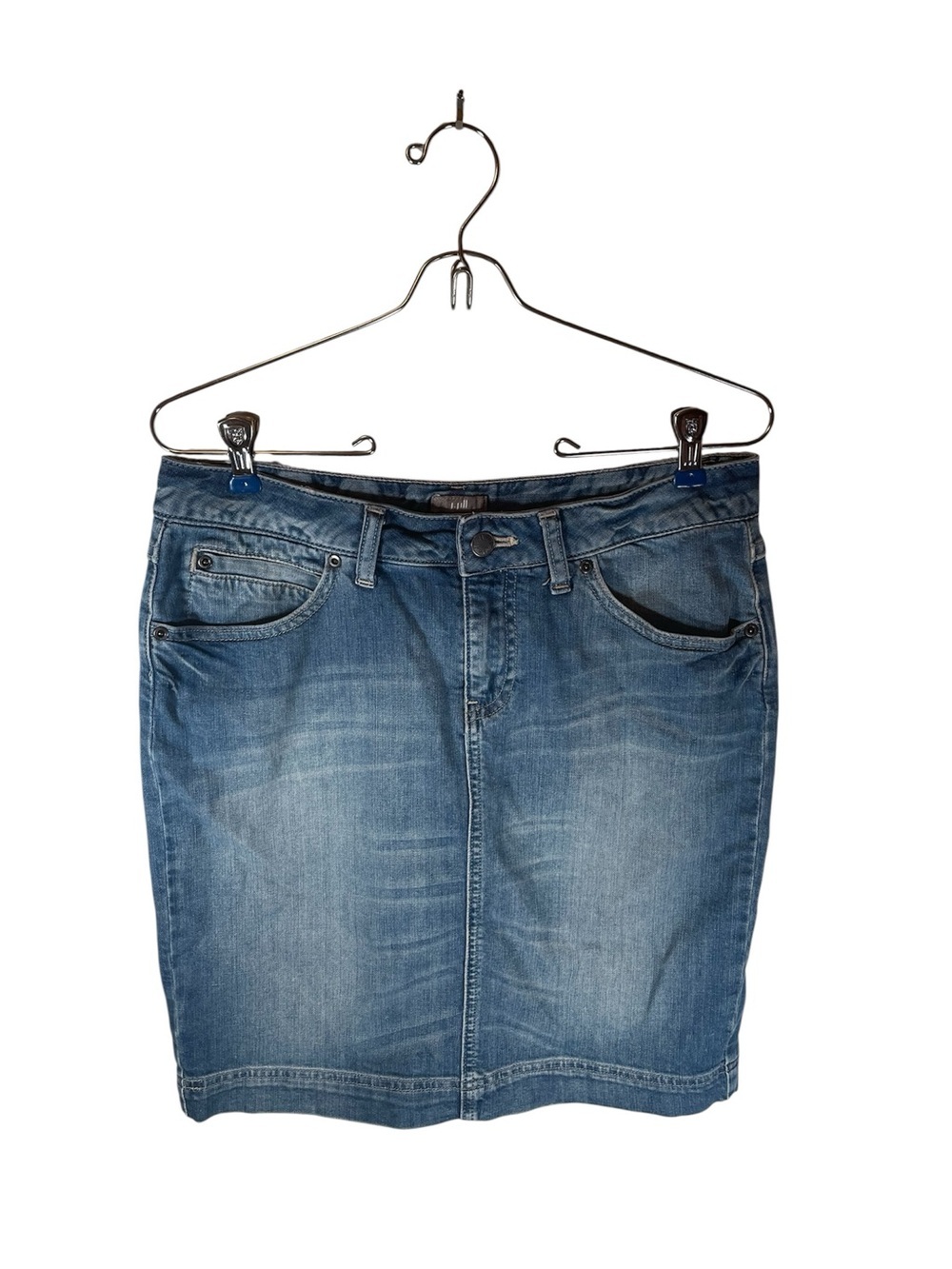 J.Jill Vintage Medium Wash Stretch Denim Mini Skirt - Size 6